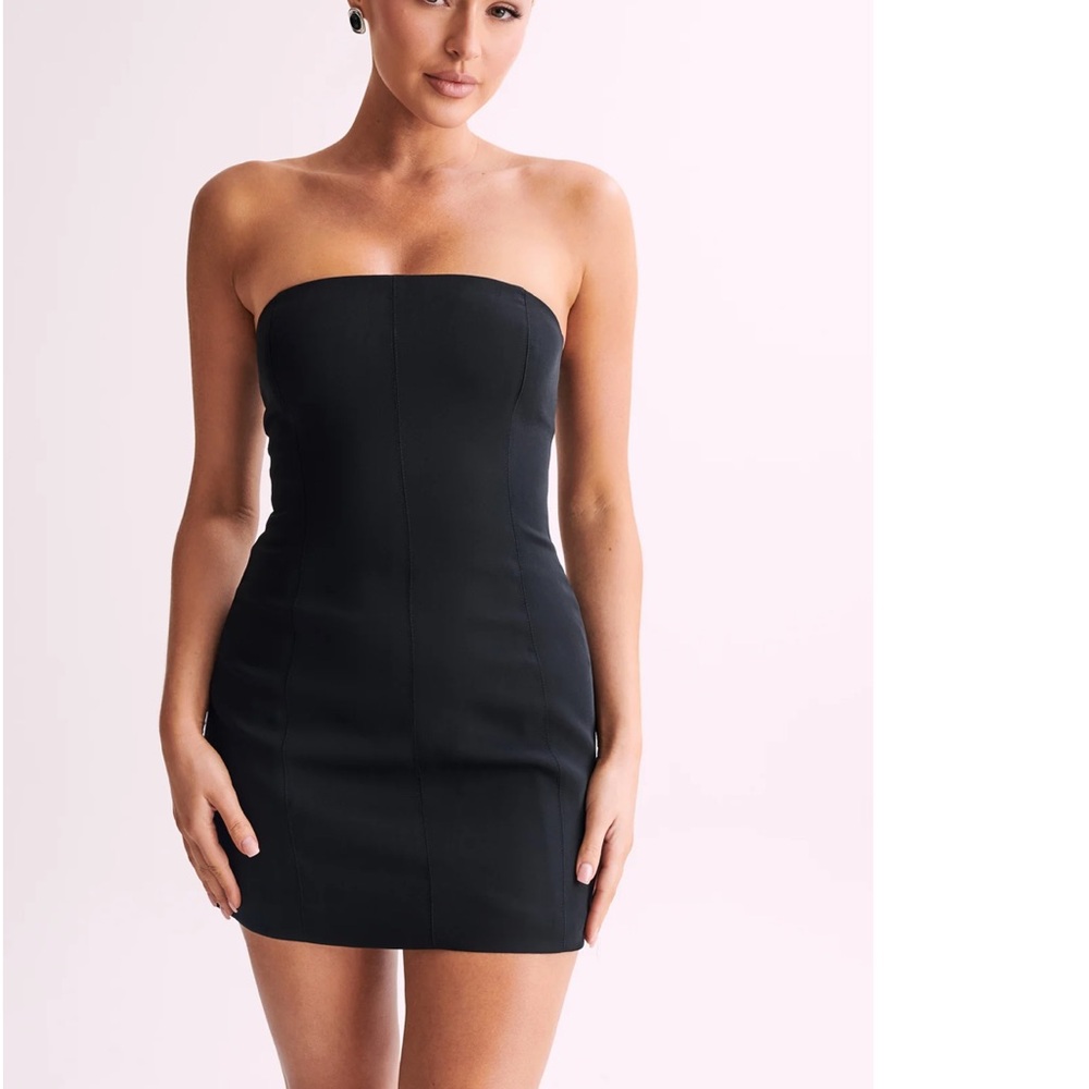 MESHKI Maci Crepe Mini Dress